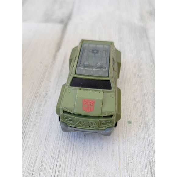 McDonald's 2012 Hasbro's Transformers Prime green car toy figure - Picture 2 of 5